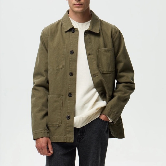 LAFAURIE Men’s Olive Green Painter’s Jacket Heavy Canvas Size XL - Picture 1 of 9